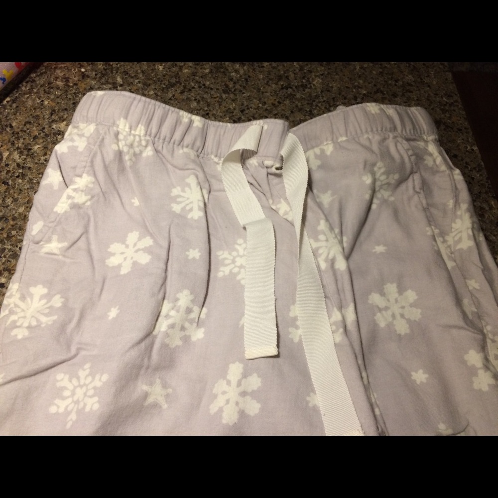 Snowflake pajama pants